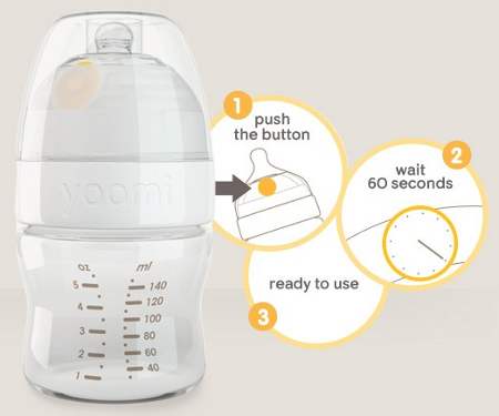 Self Heating Baby Bottle