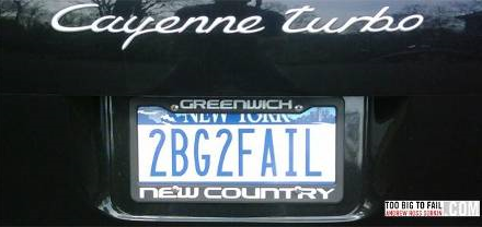 2BG2FAIL – guess who has this license plate!