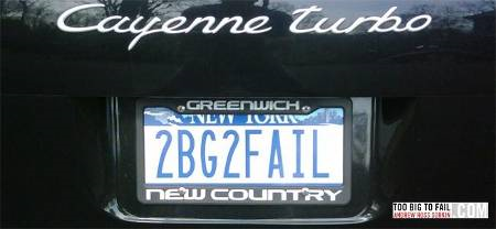 2BG2FAIL – guess who has this license plate!