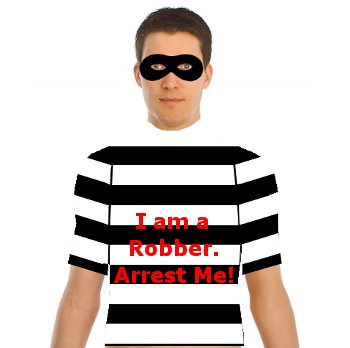 Weirdest robber, ever!