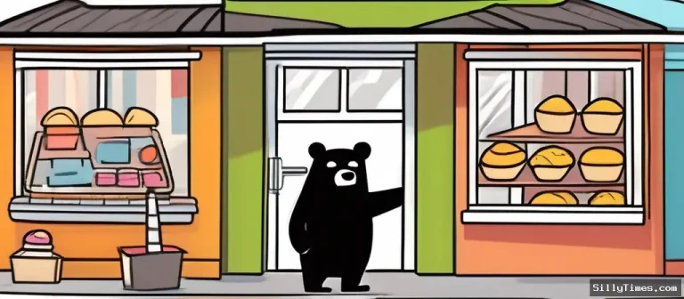 Bear-y Hungry: Fuzzy Burglar Fails at Bakery Heist