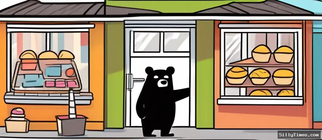 Bear-y Hungry: Fuzzy Burglar Fails at Bakery Heist
