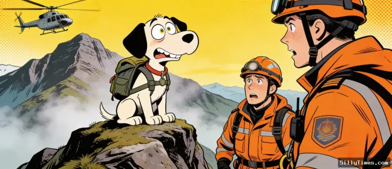 High Hound: Stoned Dog Airlifted Off Ben Nevis