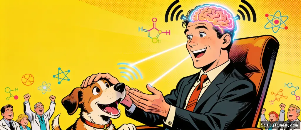 Man's Brain Gets Wi-Fi Upgrade, Immediately Pets Dog