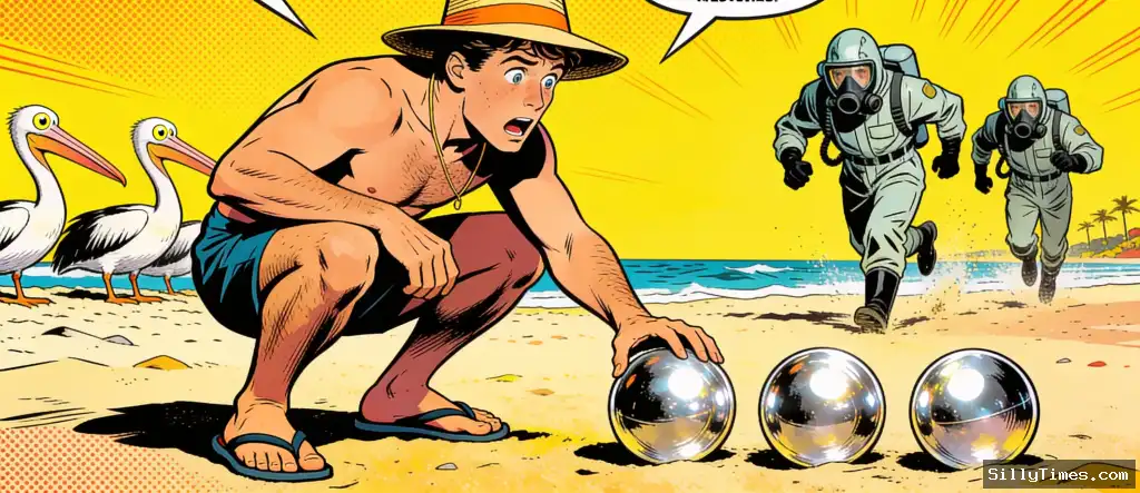 Queensland Beach Gets Unexpected 'Space Junk' Delivery