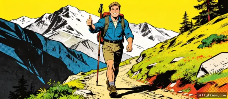 Pole Position: Hiker Stabs Himself, Walks It Off