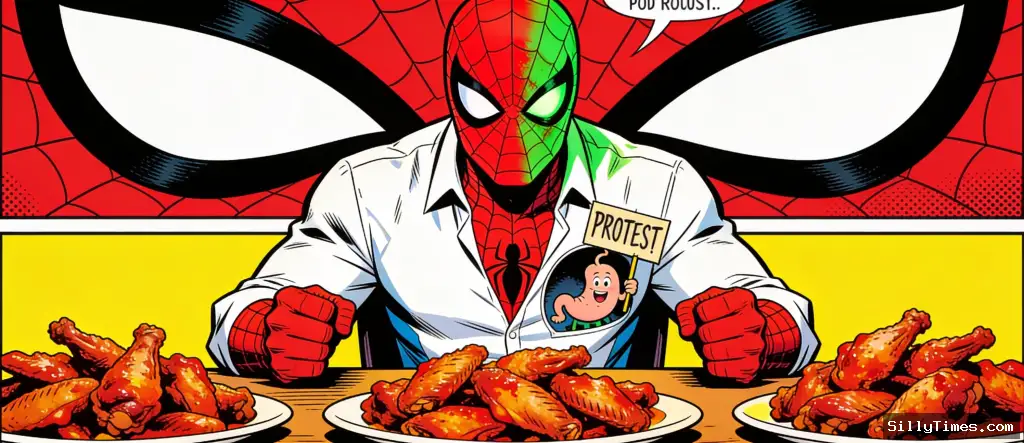 Spider-Man Meets His Match: Hot Sauce